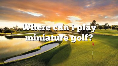 Where can i play miniature golf?