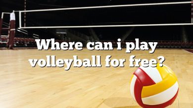 Where can i play volleyball for free?