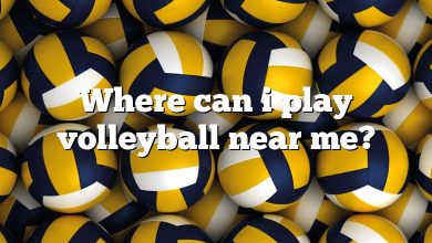 Where can i play volleyball near me?