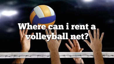Where can i rent a volleyball net?