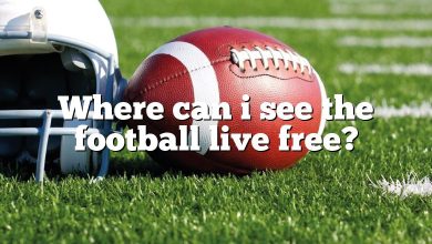 Where can i see the football live free?