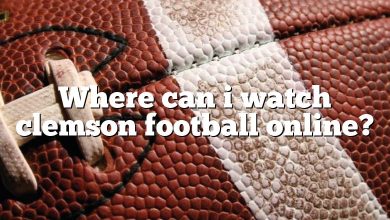Where can i watch clemson football online?