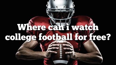 Where can i watch college football for free?