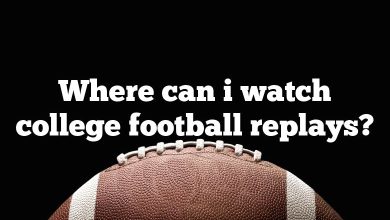 Where can i watch college football replays?