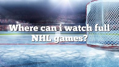 Where can i watch full NHL games?