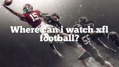 Where can i watch xfl football?