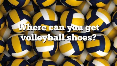 Where can you get volleyball shoes?