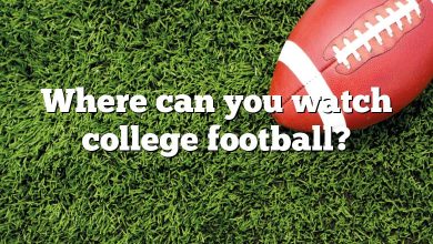 Where can you watch college football?