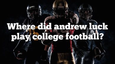 Where did andrew luck play college football?