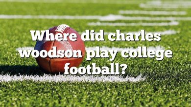 Where did charles woodson play college football?