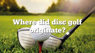 Where did disc golf originate?