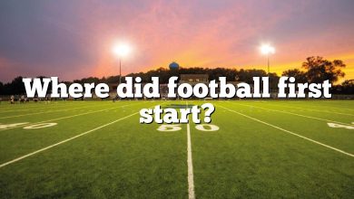 Where did football first start?