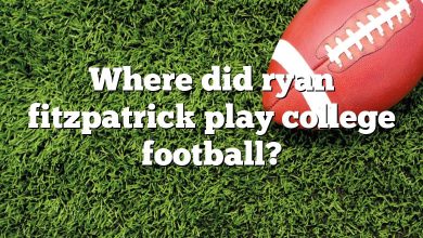 Where did ryan fitzpatrick play college football?