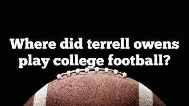 Where did terrell owens play college football?