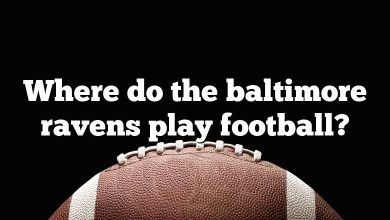 Where do the baltimore ravens play football?