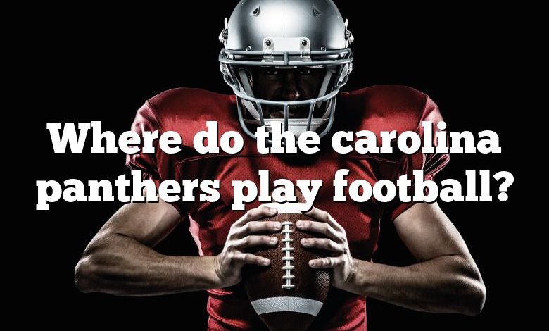 Where do the carolina panthers play football?