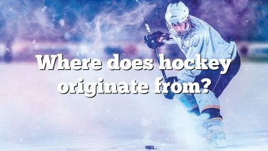 Where does hockey originate from?