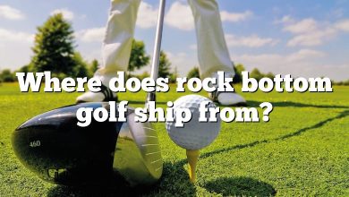 Where does rock bottom golf ship from?