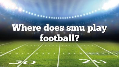 Where does smu play football?