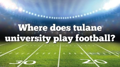 Where does tulane university play football?