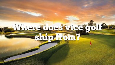 Where does vice golf ship from?