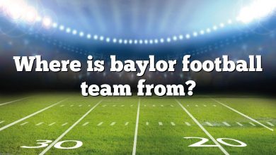 Where is baylor football team from?