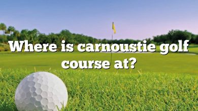 Where is carnoustie golf course at?