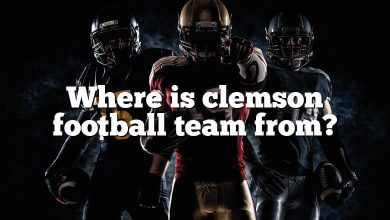 Where is clemson football team from?