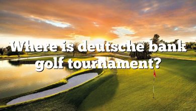 Where is deutsche bank golf tournament?