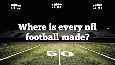 Where is every nfl football made?