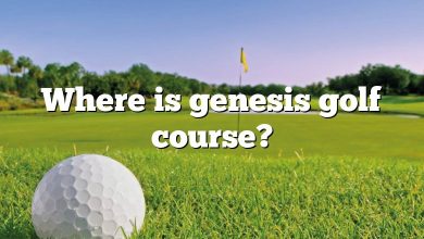 Where is genesis golf course?