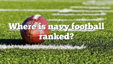 Where is navy football ranked?