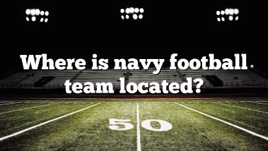 Where is navy football team located?