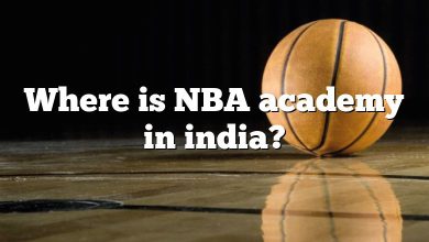 Where is NBA academy in india?