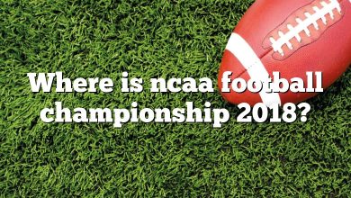 Where is ncaa football championship 2018?