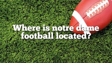 Where is notre dame football located?