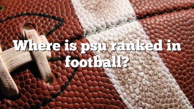 Where is psu ranked in football?