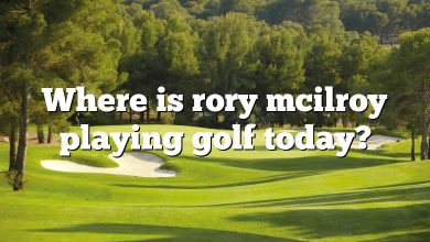 Where is rory mcilroy playing golf today?