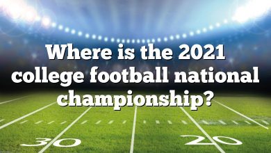 Where is the 2021 college football national championship?