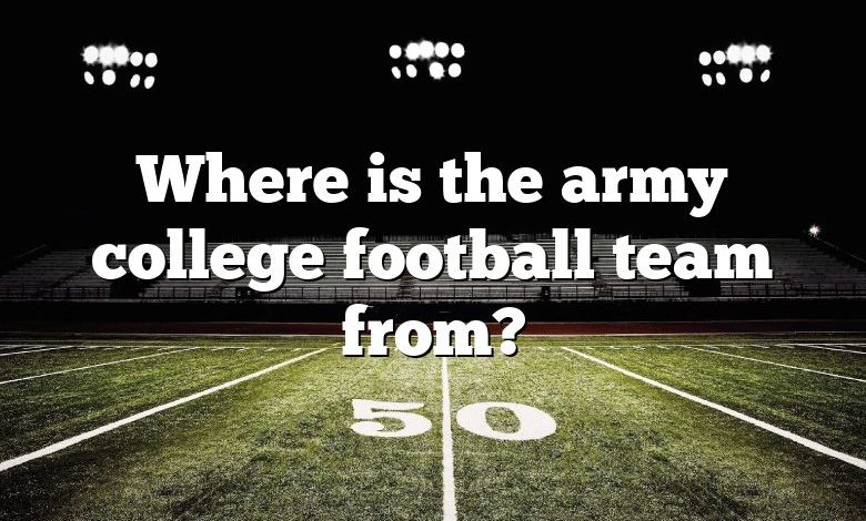 Where is the army college football team from?