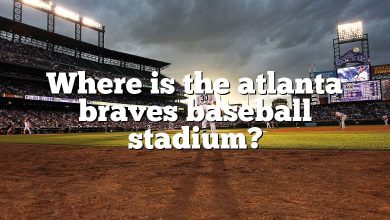 Where is the atlanta braves baseball stadium?