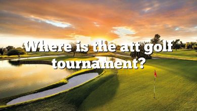 Where is the att golf tournament?