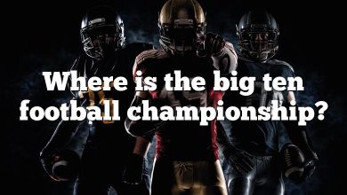 Where is the big ten football championship?