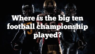 Where is the big ten football championship played?