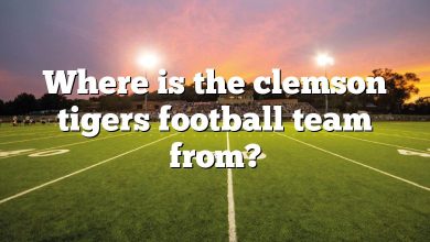 Where is the clemson tigers football team from?
