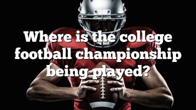 Where is the college football championship being played?