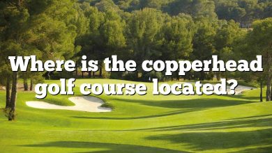 Where is the copperhead golf course located?