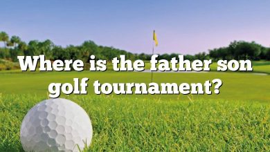 Where is the father son golf tournament?