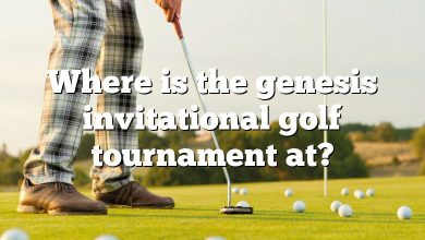 Where is the genesis invitational golf tournament at?