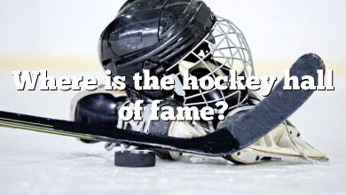 Where is the hockey hall of fame?